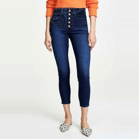 J Brand 5‎ Button Skinny Jeans Size 25 - Picture 1 of 6